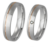 Linden Trauringe / Eheringe Mönchaltorf - Individuell & Aussergewöhnlich - 205/206